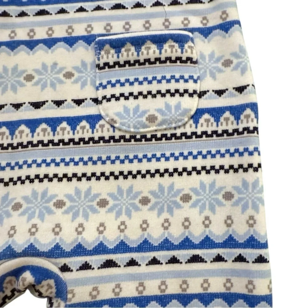 Gymboree Fair Isle Fleece Romper Size 3–6 Months